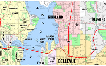 Seattle Area Zip Code Map